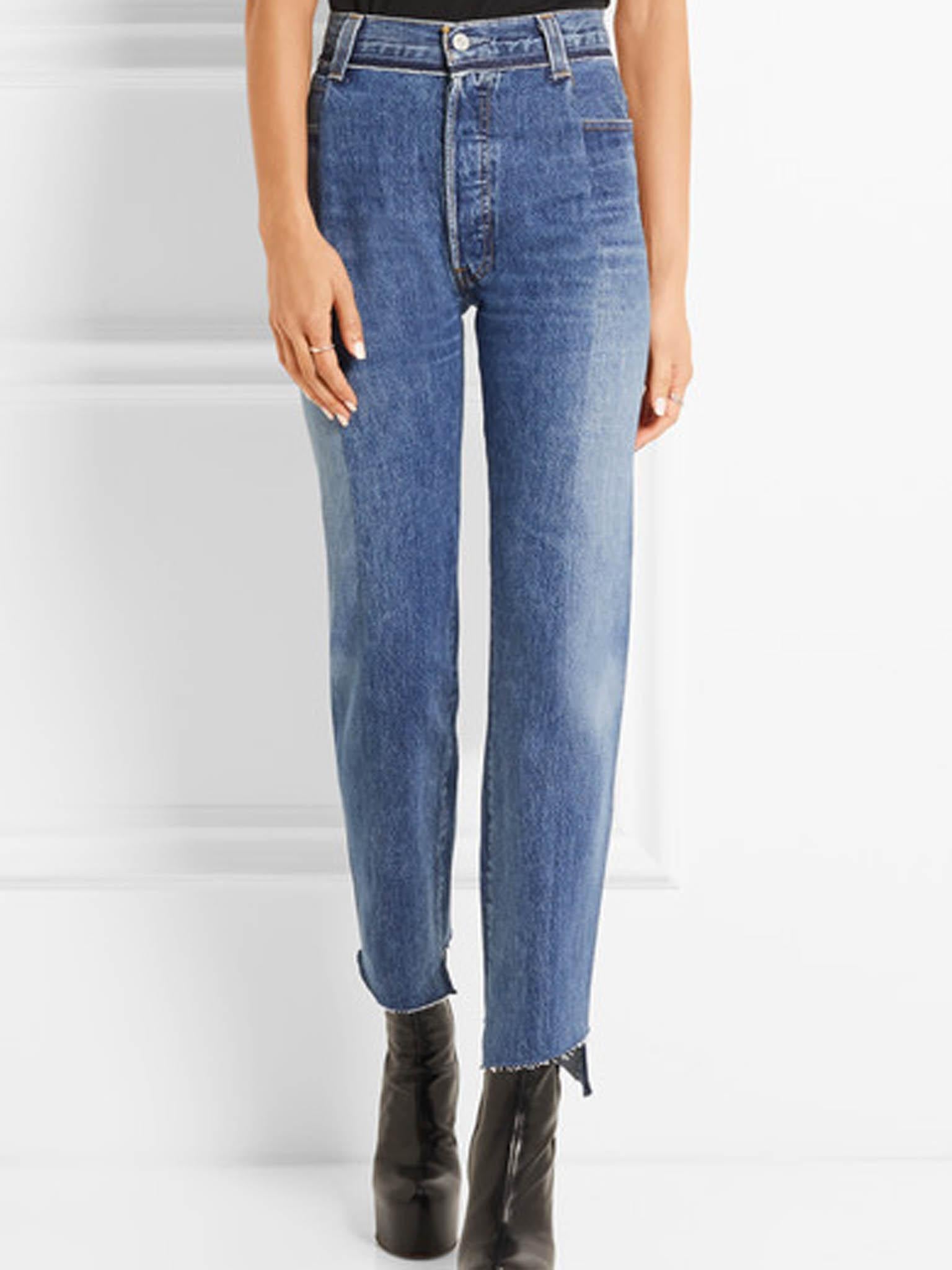 Vetements' Reworked high-rise slim-leg jeans are incessantly out of stock