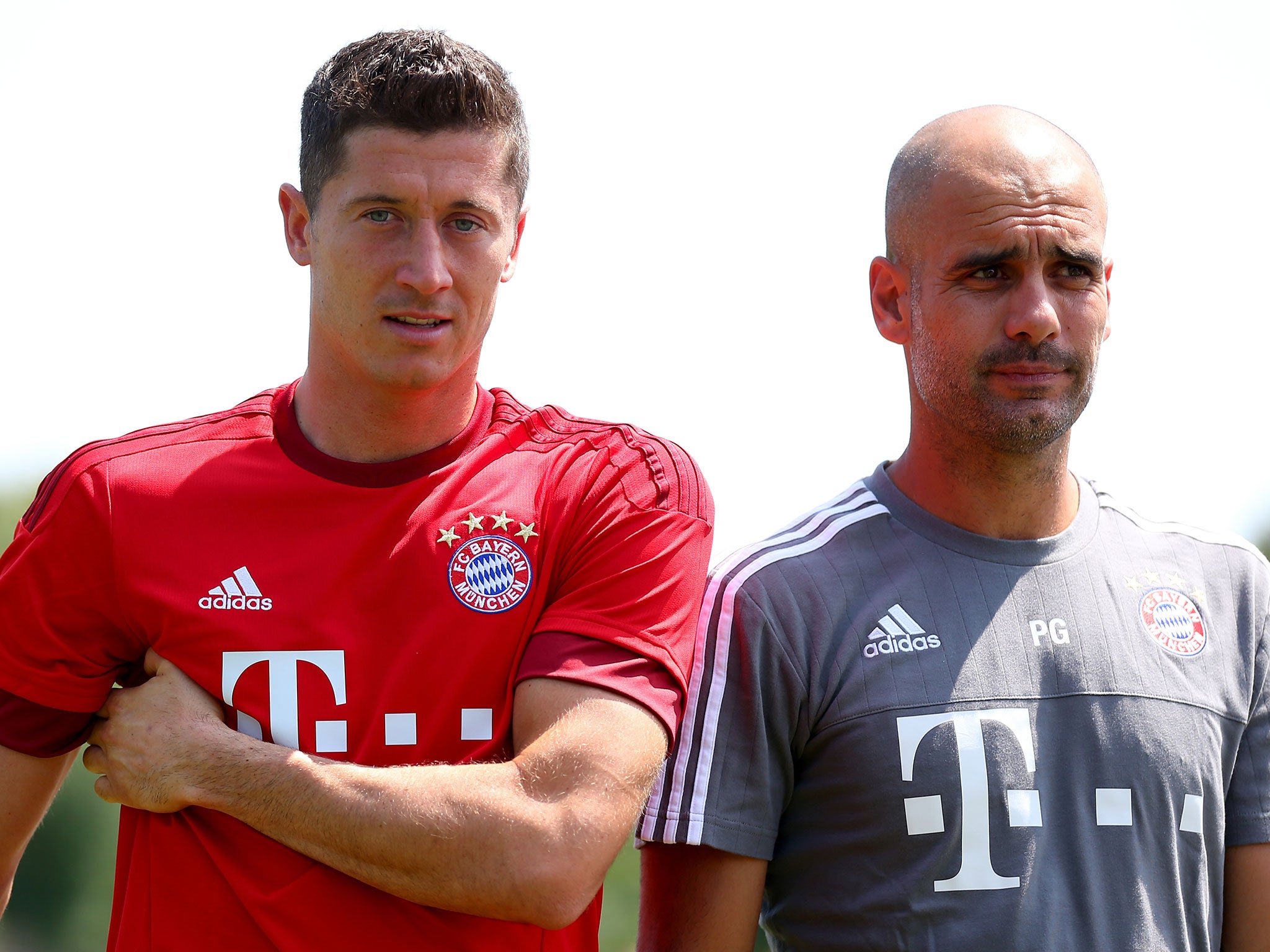 Robert Lewandowski was one of few strikers to have won Guardiola over