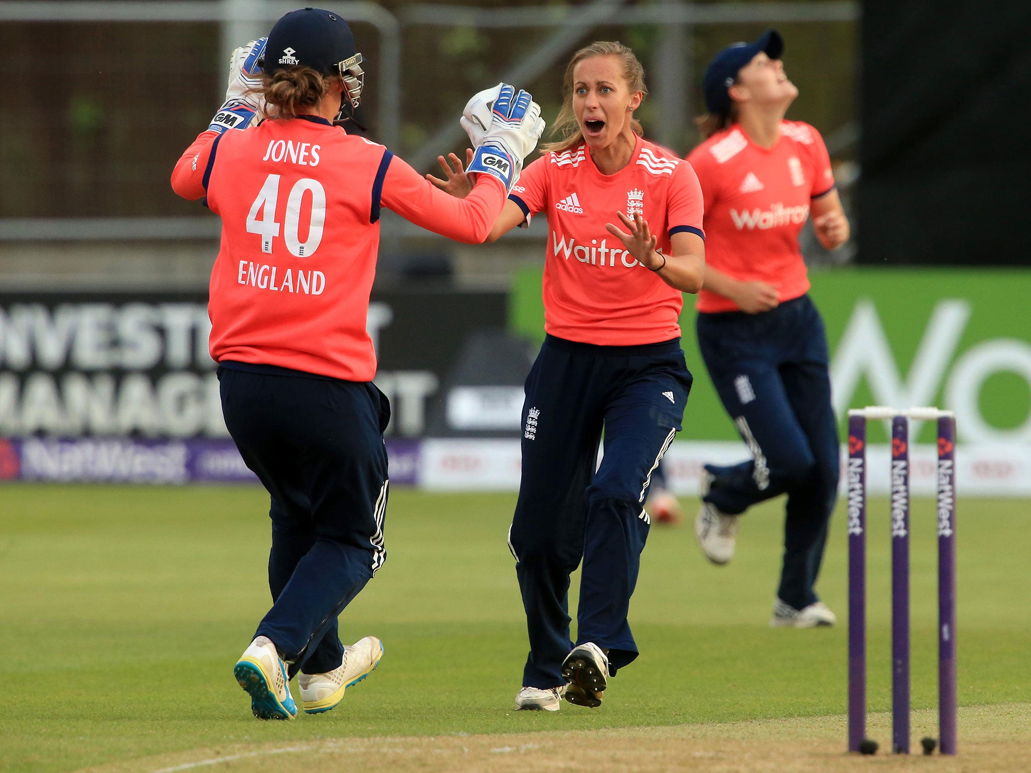 England's women in action