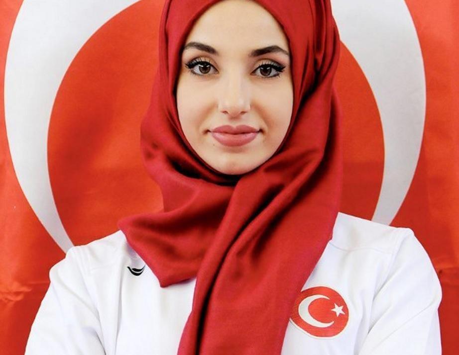 Kubra Dagli of Istanbul won gold for Turkey in an event at the Taekwondo World Championships earlier this month