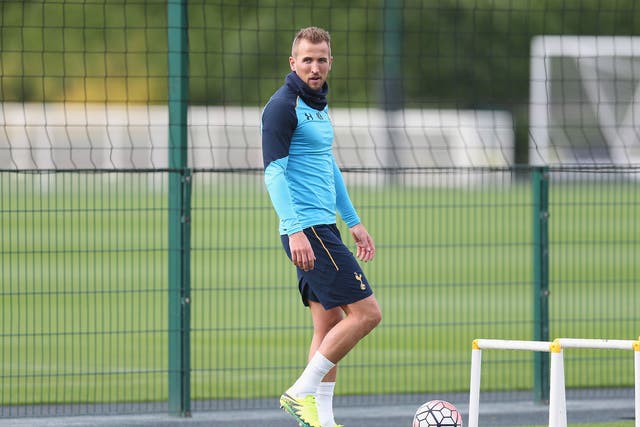 Harry Kane is making a slow but gradual return to the game