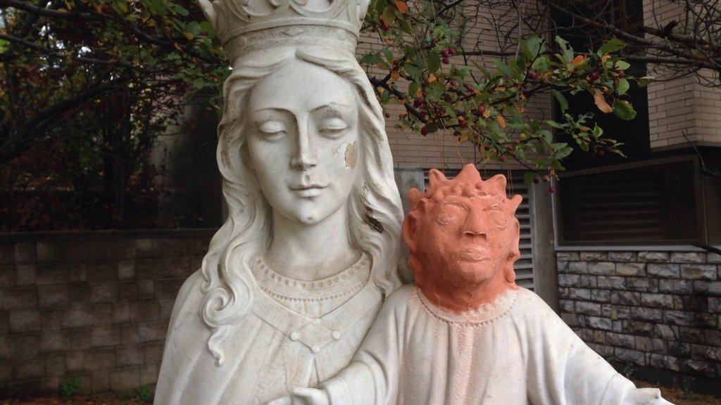 Local sculptor&apos;s botched Baby Jesus head leaves Canadian parishioners bemused