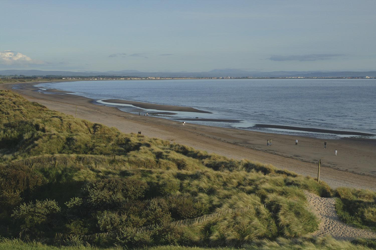 The seaside at Troon, image: Alamy