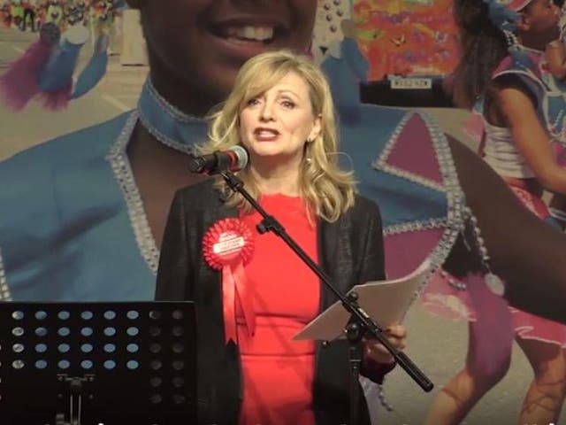 Tracy Brabin gives her acceptance speech