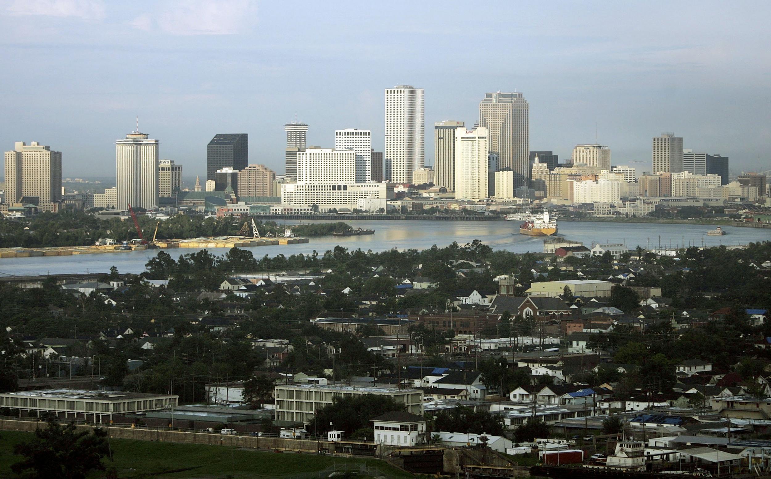 The city skyline of New Orleans, Louisiana