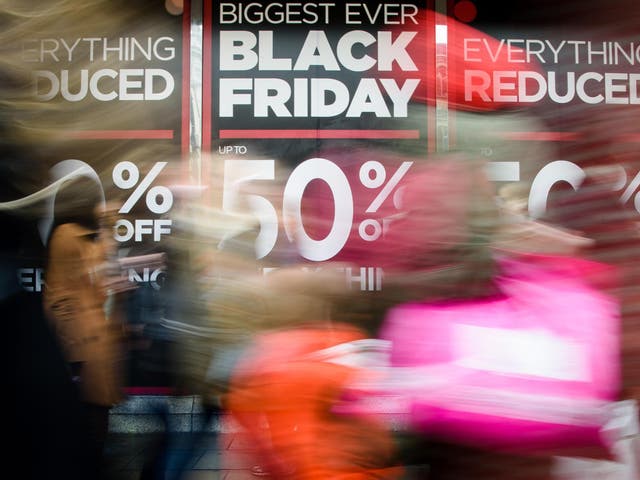 Shoppers are out in force today, making the most of the bargains available before a predicted consumer goods price hike in January