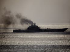 Russian warships chase away Nato submarine in Mediterranean