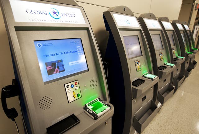 Those signed up to the Global Entry scheme can skip the queues and head straight for the kiosks