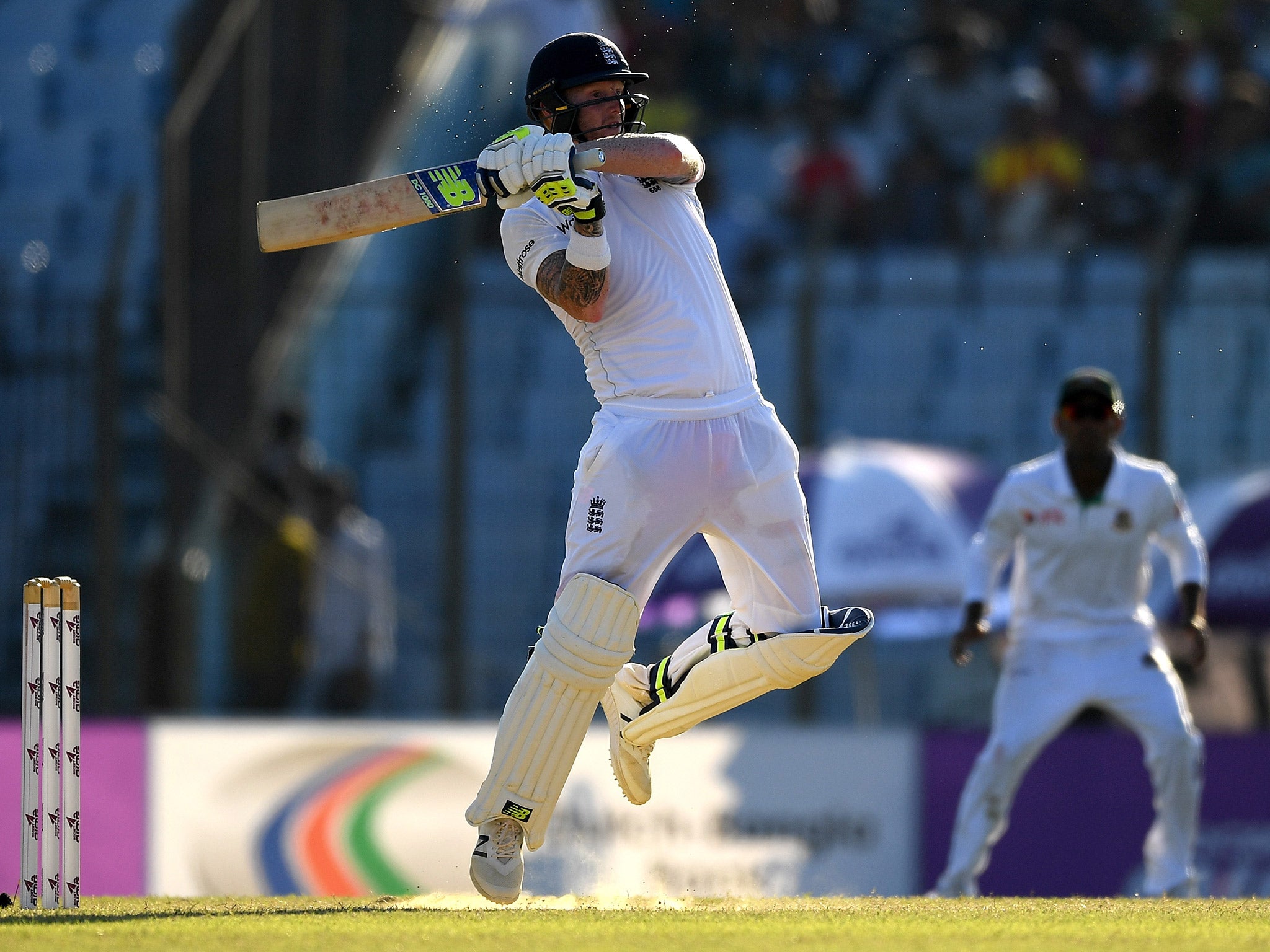 Stokes hit 85 with the bat to put England in a commanding position at the end of day three