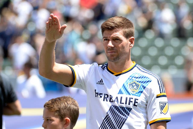 Gerrard swapped Anfield for the StubHub Center in 2015