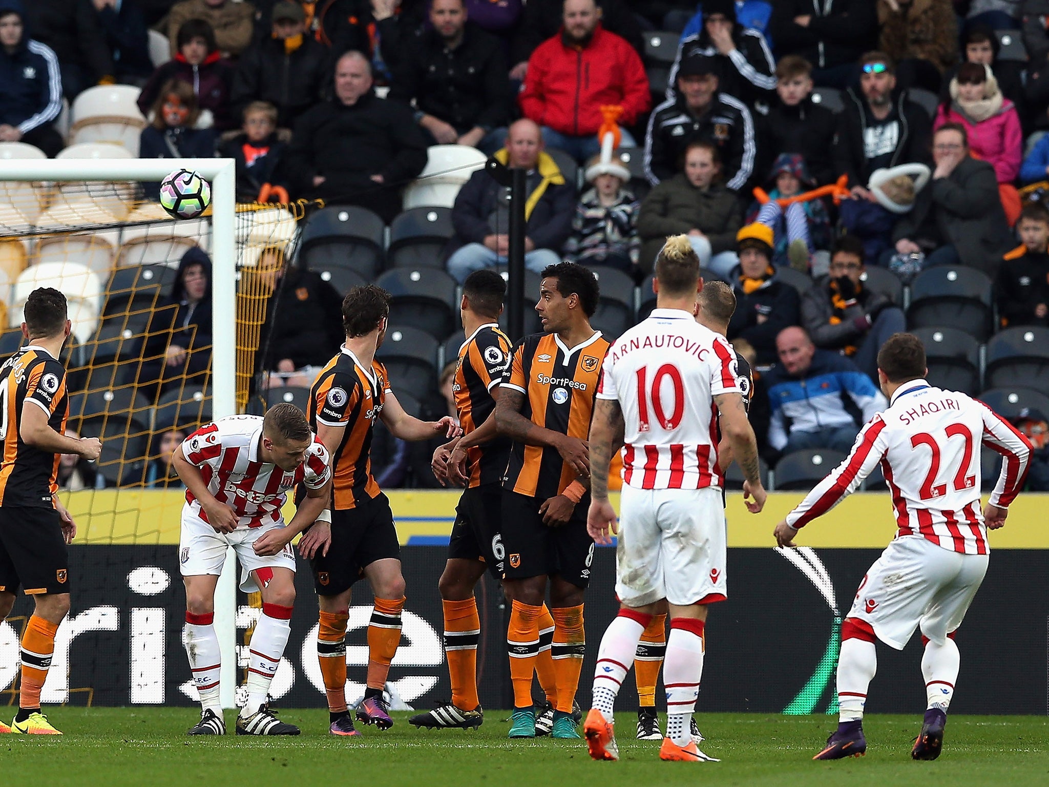 Shaqiri notched his second with an excellent free-kick