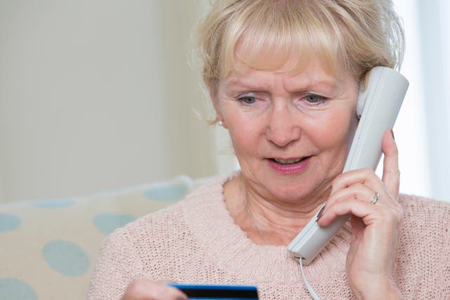 Nuisance calls can be distressing for elderly people