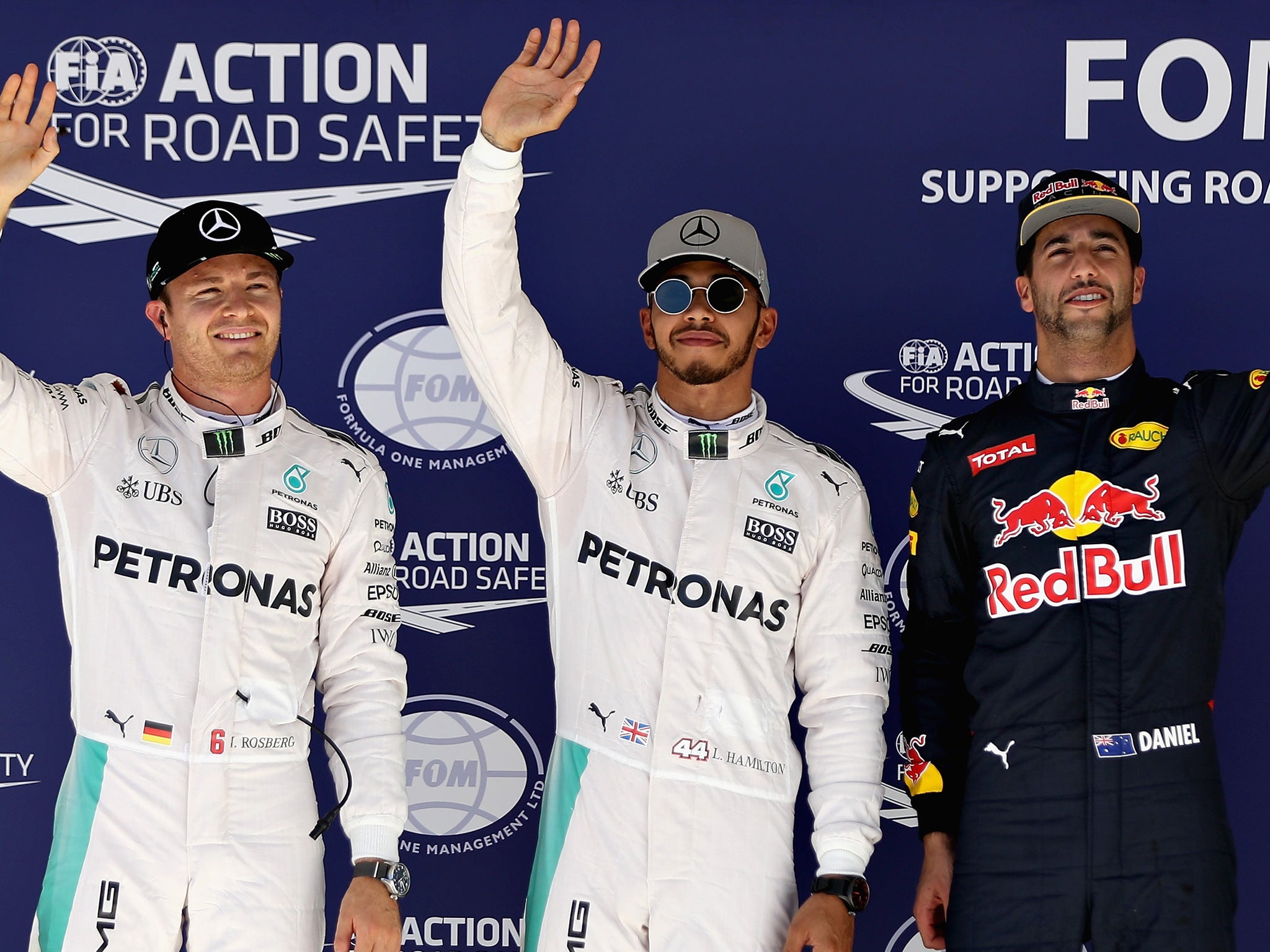 Hamilton finished 0.219 seconds clear of team-mate Rosberg