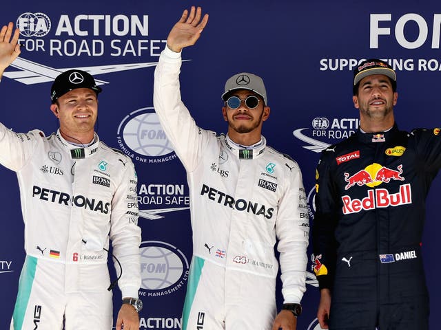 Hamilton finished 0.219 seconds clear of team-mate Rosberg
