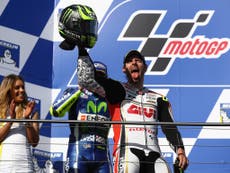 Crutchlow becomes first Briton to win Australian GP as Marquez crashes