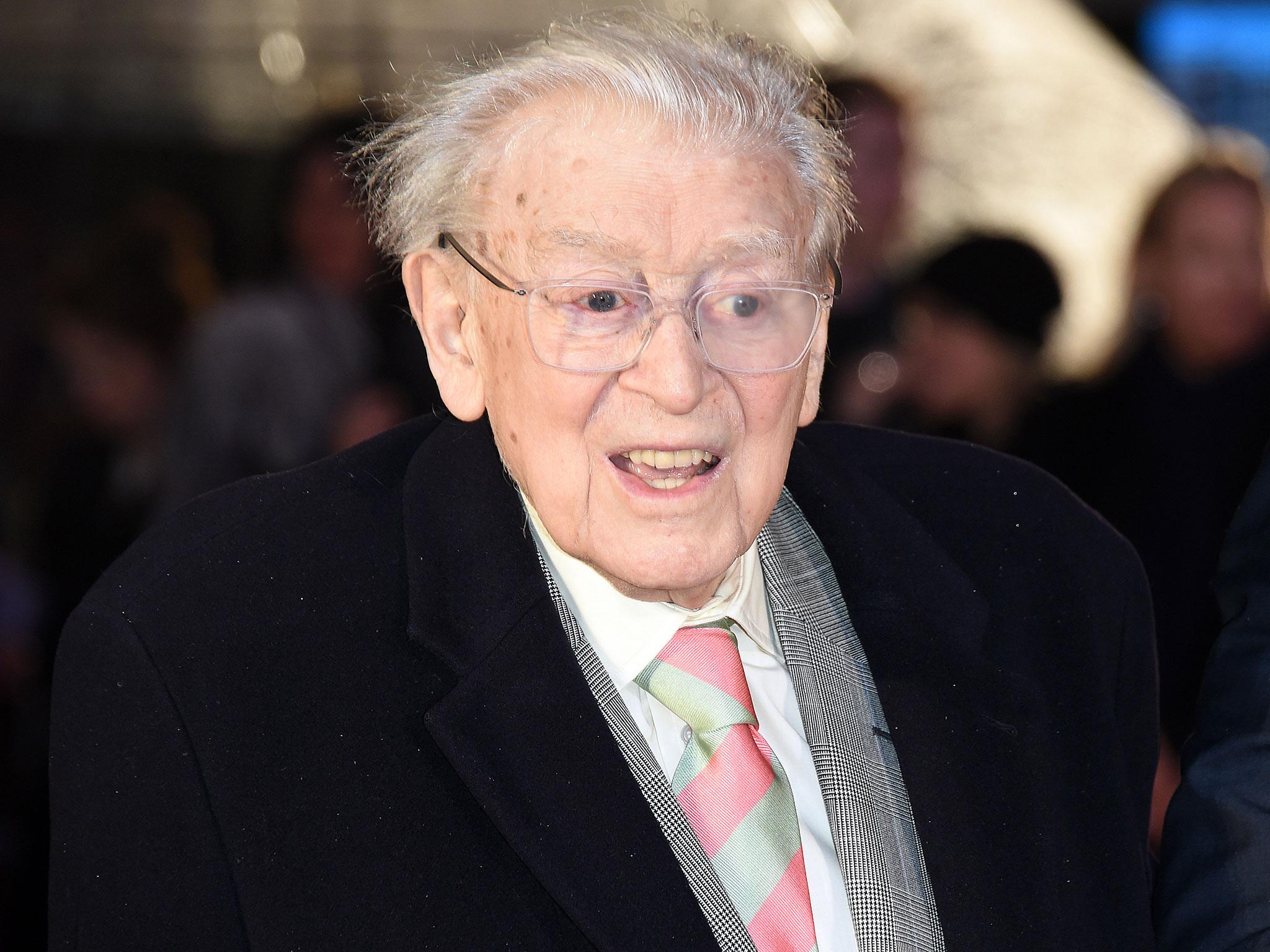 Jimmy Perry attends the world premiere of Dad’s Army at Odeon Leicester Square in January