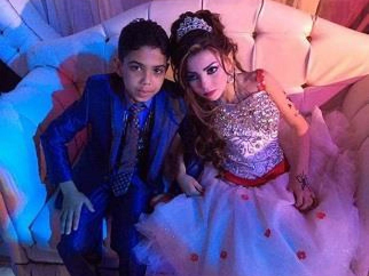 Engagement photos of Egyptian children spark outrage | The Independent |  The Independent