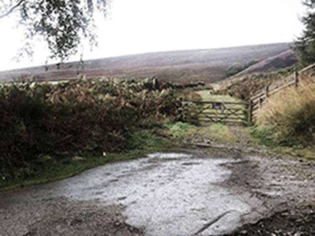 Photo of Tintwistle layby provided by Derbyshire police 