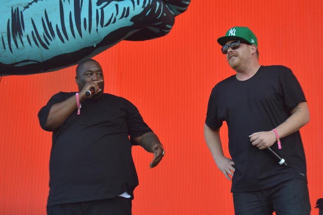 Run The Jewels performs at Panorama Music Festival in 2016.
