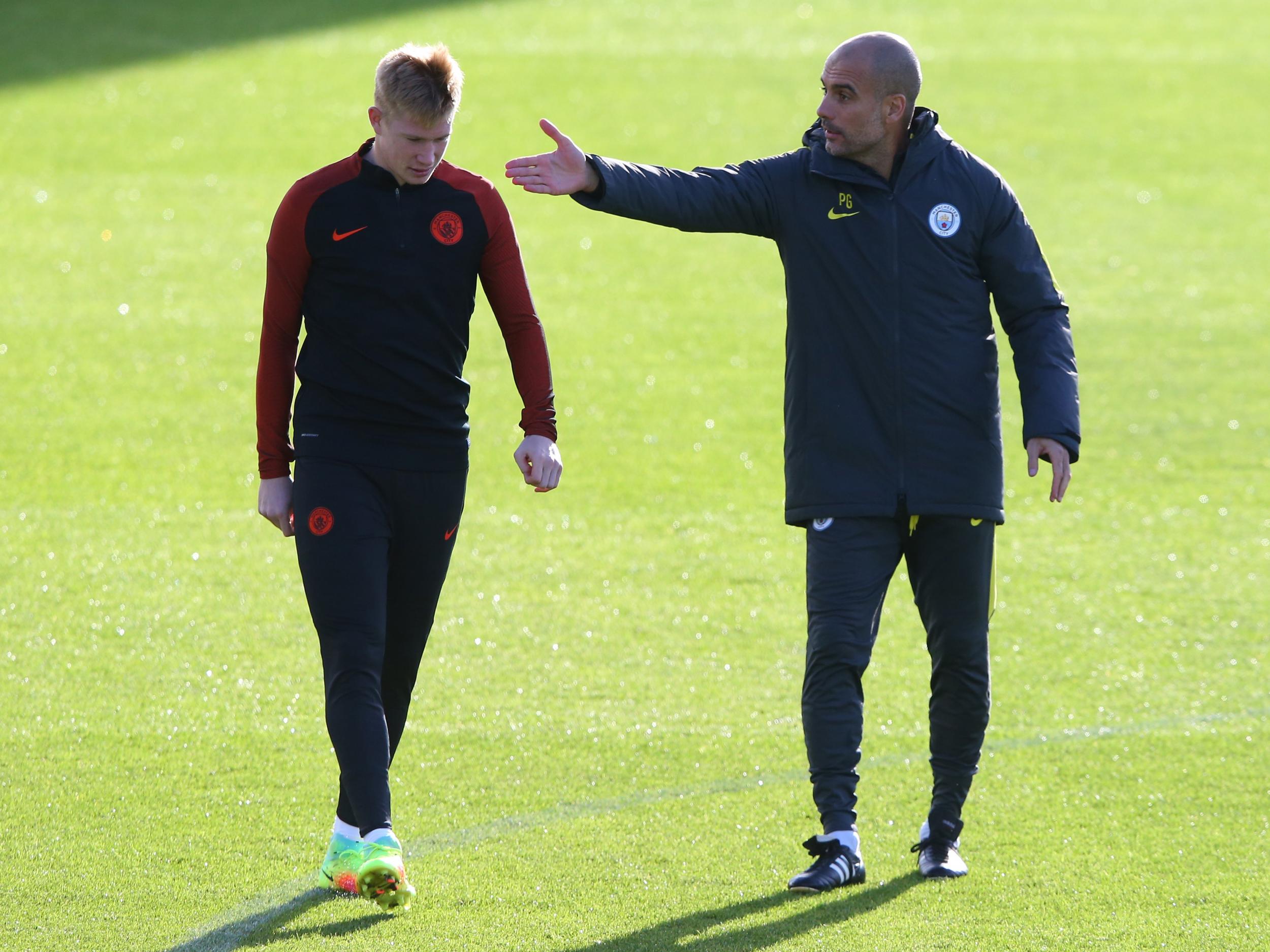 De Bruyne's role has been likened to what Guardiola asked of Messi