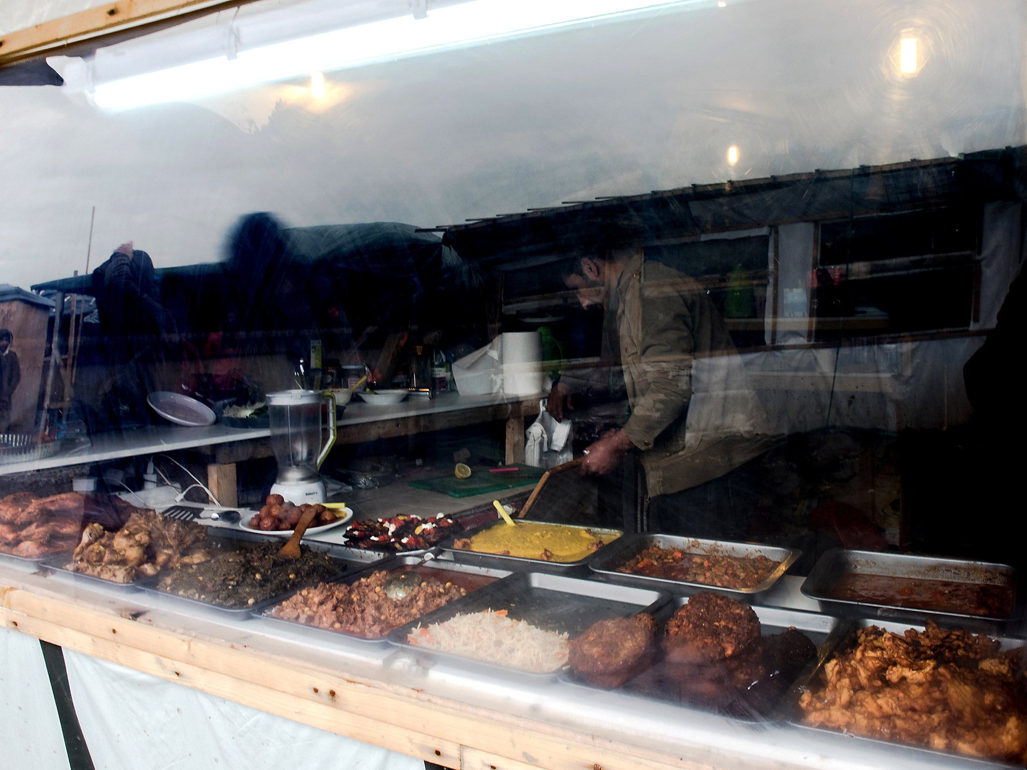 Temporary restaurants in the Calais camp have offered comfort to those living in the squalid camp