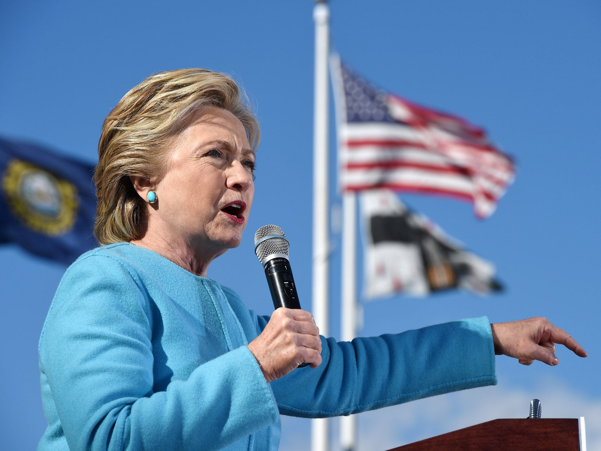 49 per cent of women polled have rated Hillary Clinton unfavourably