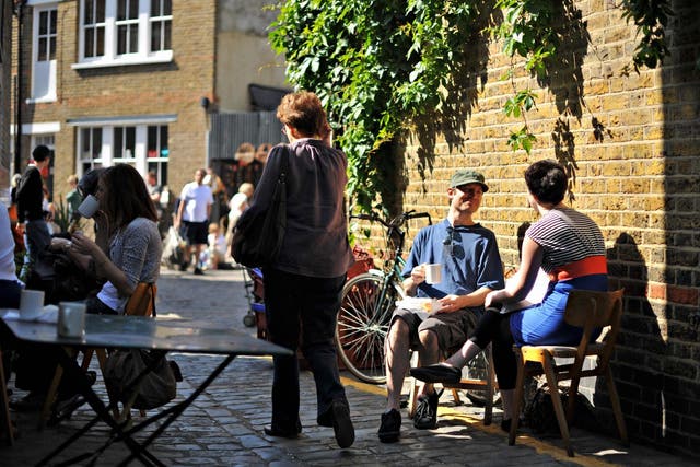 Airbnb rentals in areas such as Shoreditch are at more than 90 per cent occupancy