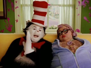 Mike Myers i Amy Hill w komedii 'Kot w kapeluszu''The Cat in the Hat'