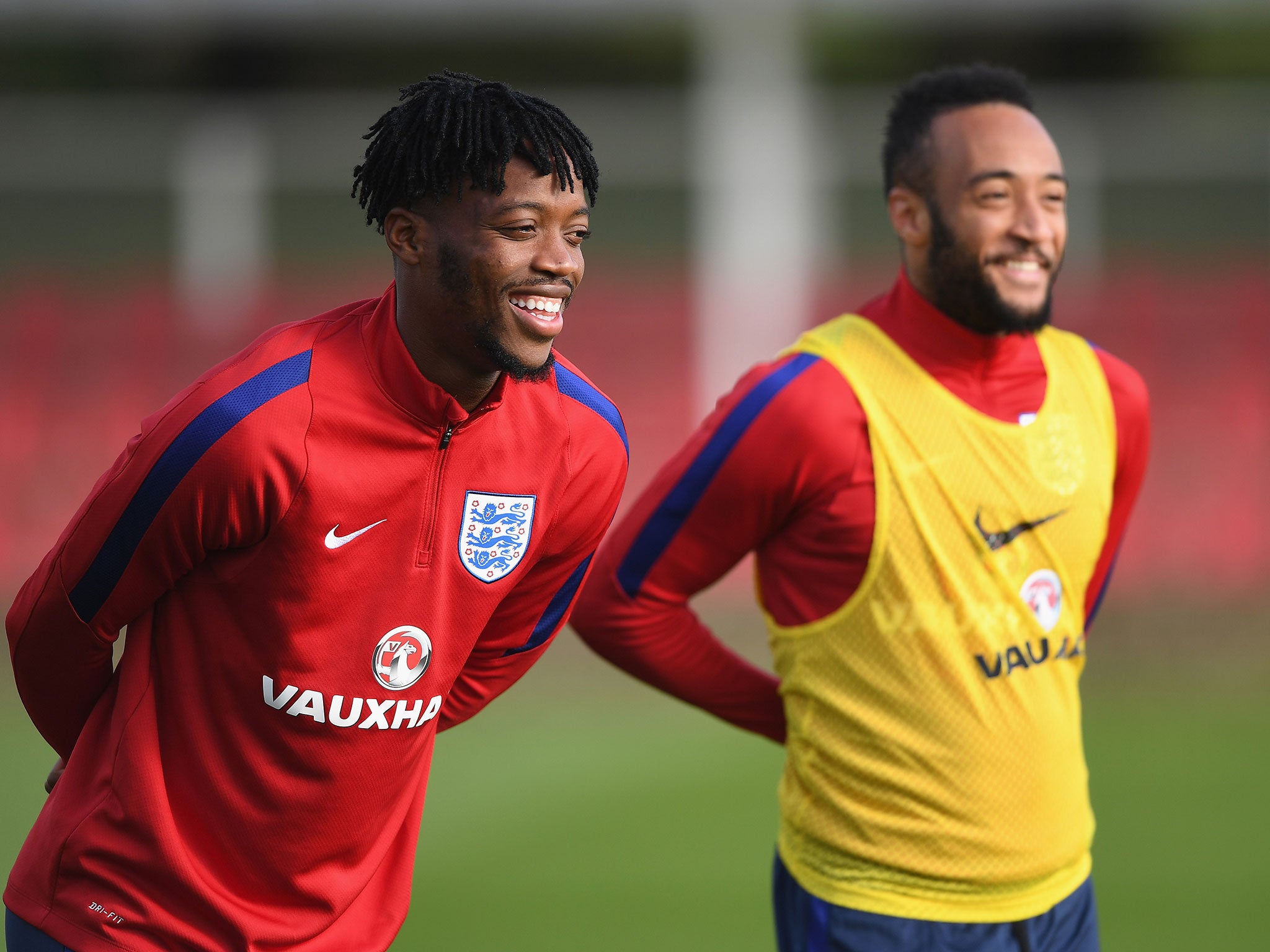 Chalobah in training at the England U21s camp