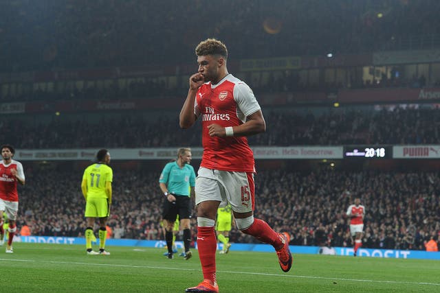 Alex Oxlade-Chamberlain took his goals well against Reading 
