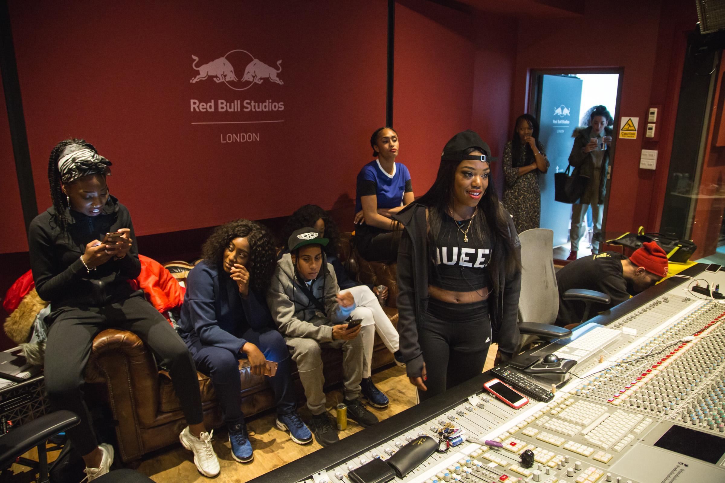 Lady Leshurr and fellow artists fly the flag for female grime at London’s Red Bull Studios