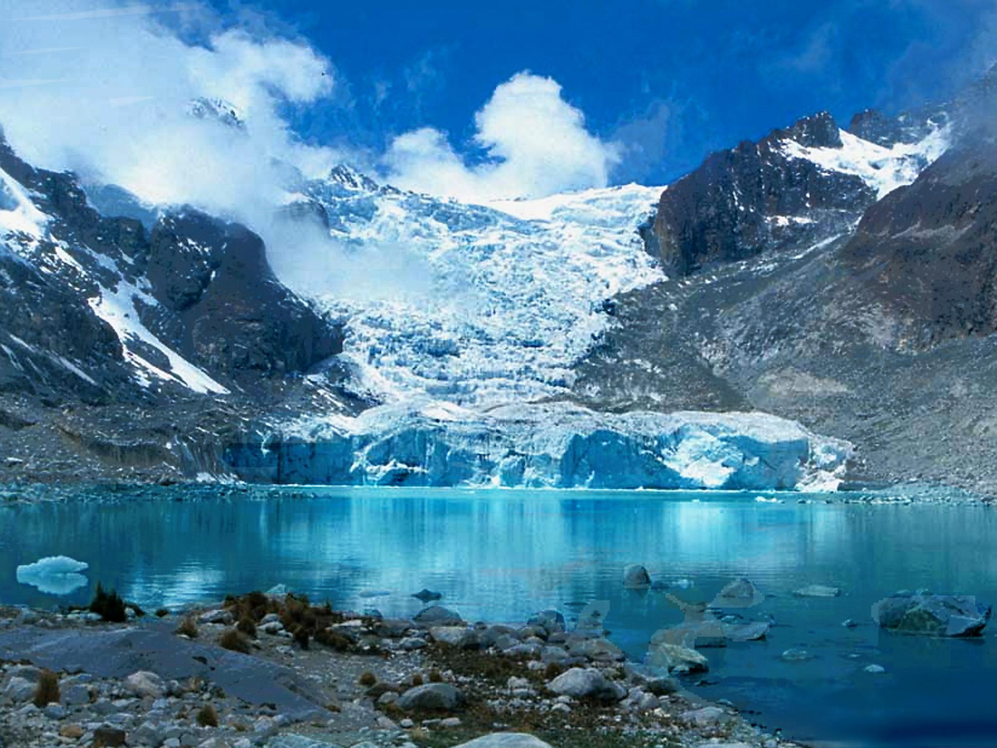 Laguna Glaciar is among 25 potentially dangerous lakes in Bolivia that could threaten downstream areas