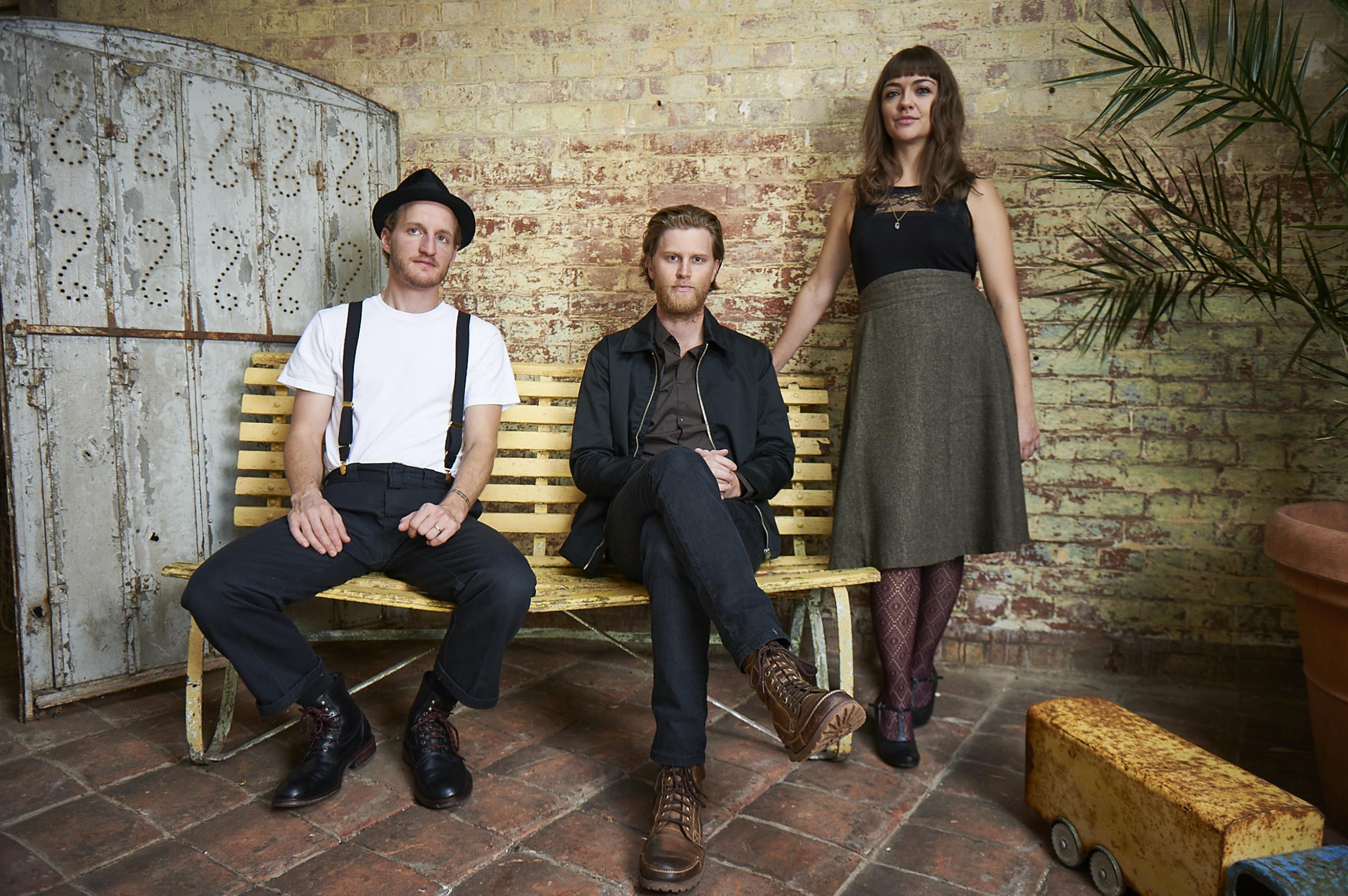 The Lumineers: frontman Wesley Schultz, drummer Jeremiah Fraites and cellist Neyla Pekarek