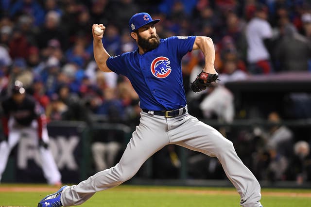 Arrieta baffled the Indians with his range of pitching