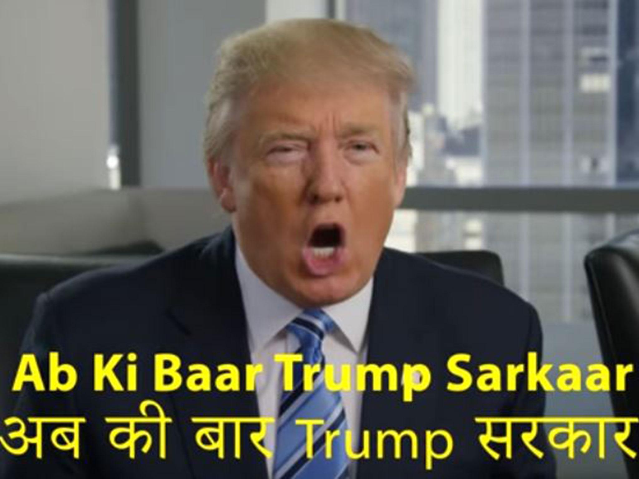 Donald Trump Speaks Hindi In Campaign Video Aimed At Indian