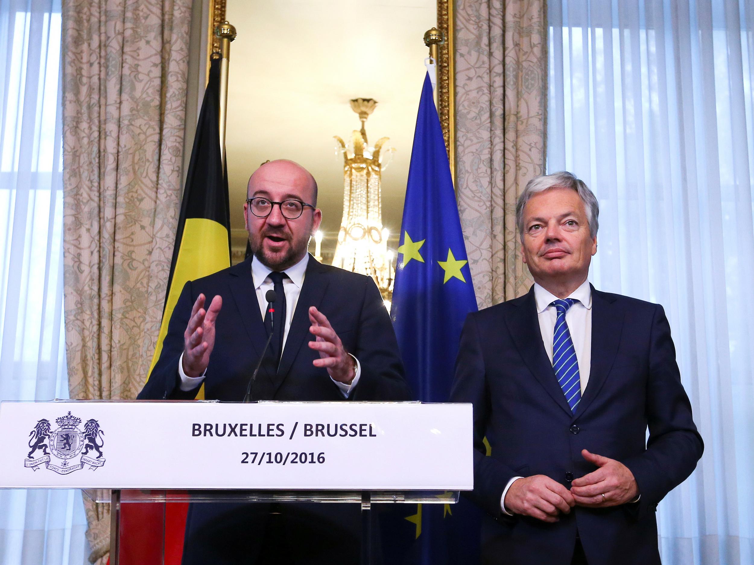 Belgium’s Prime Minister Charles Michel called the deal an ‘important step’ 