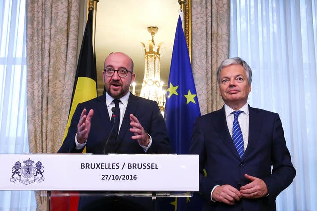 Belgium’s Prime Minister Charles Michel called the deal an ‘important step’ 