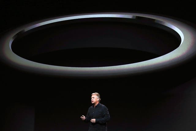 Apple Senior Vice President of Worldwide Marketing Phil Schiller announces the new Mac Pro during an Apple announcement at the Yerba Buena Center for the Arts on October 22, 2013 in San Francisco, California