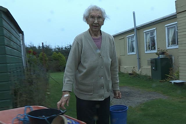 Mollie Forbes has lived in her house for almost four decades and she is not going to leave