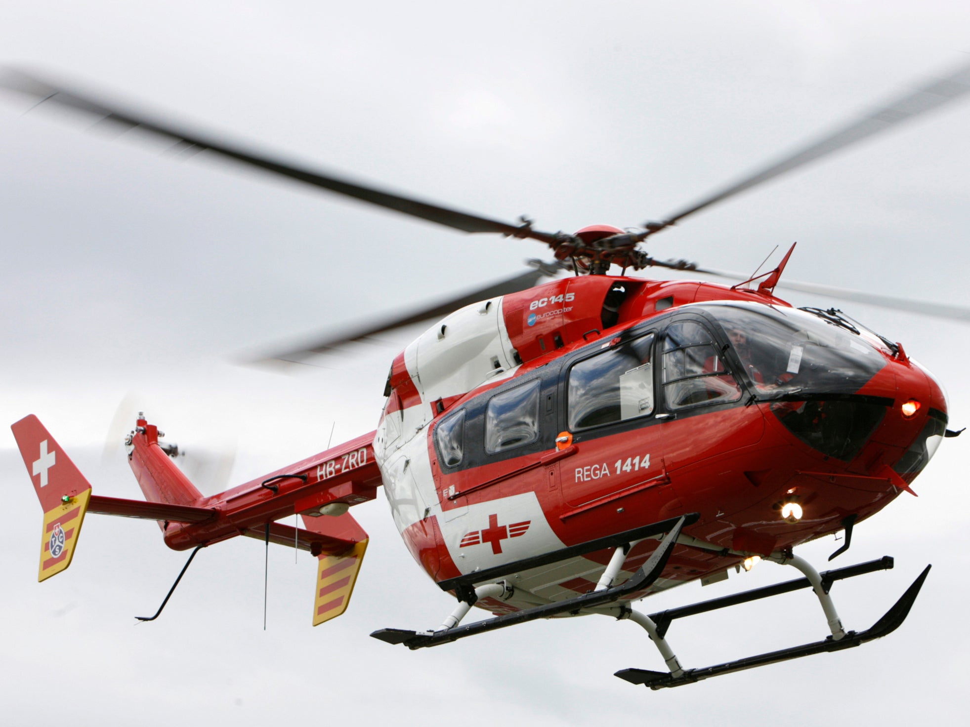 Victim was transported by helicopter to University Hospital Zurich, where he died