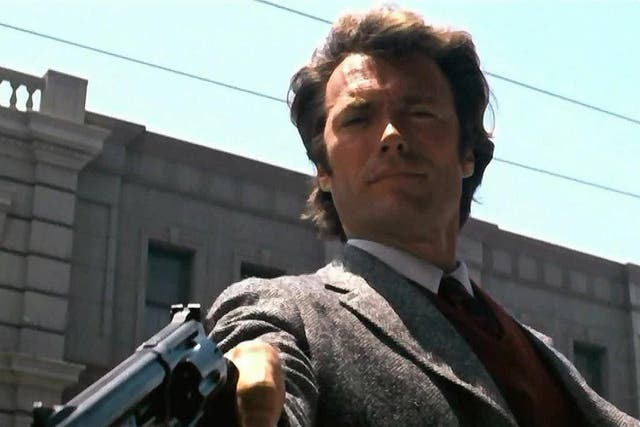 Harry Callahan (Clint Eastwood) was a stranger to doubt or regret when it came to dealing with ‘punks’ in the Dirty Harry movies
