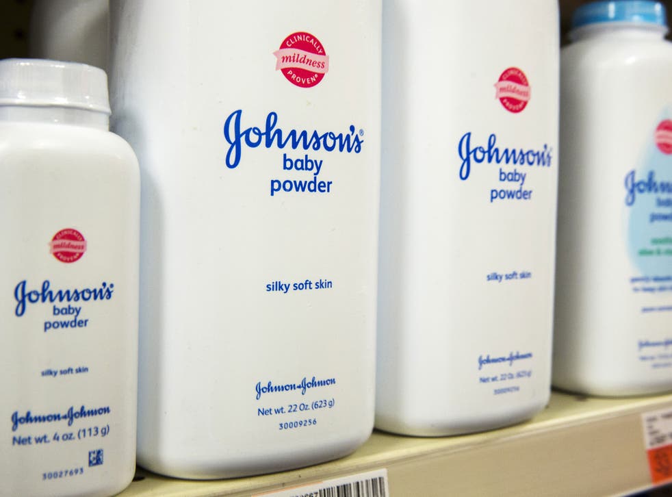 Johnson & Johnson baby powder on sale in the US