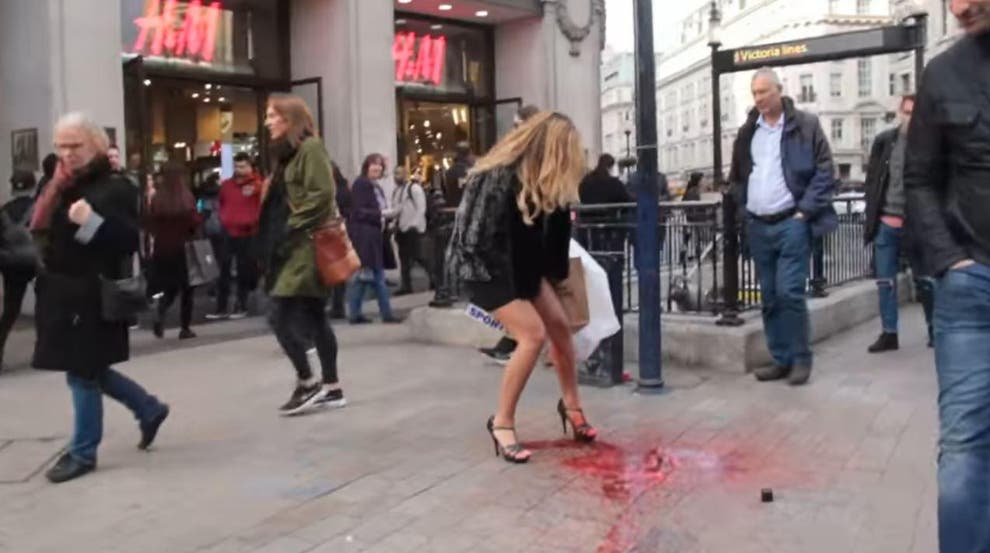 This Woman Made A ‘period Explosion In The Street To Test Society 