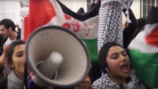 Violence as pro-Israel and pro-Palestinian students clash at UCL event