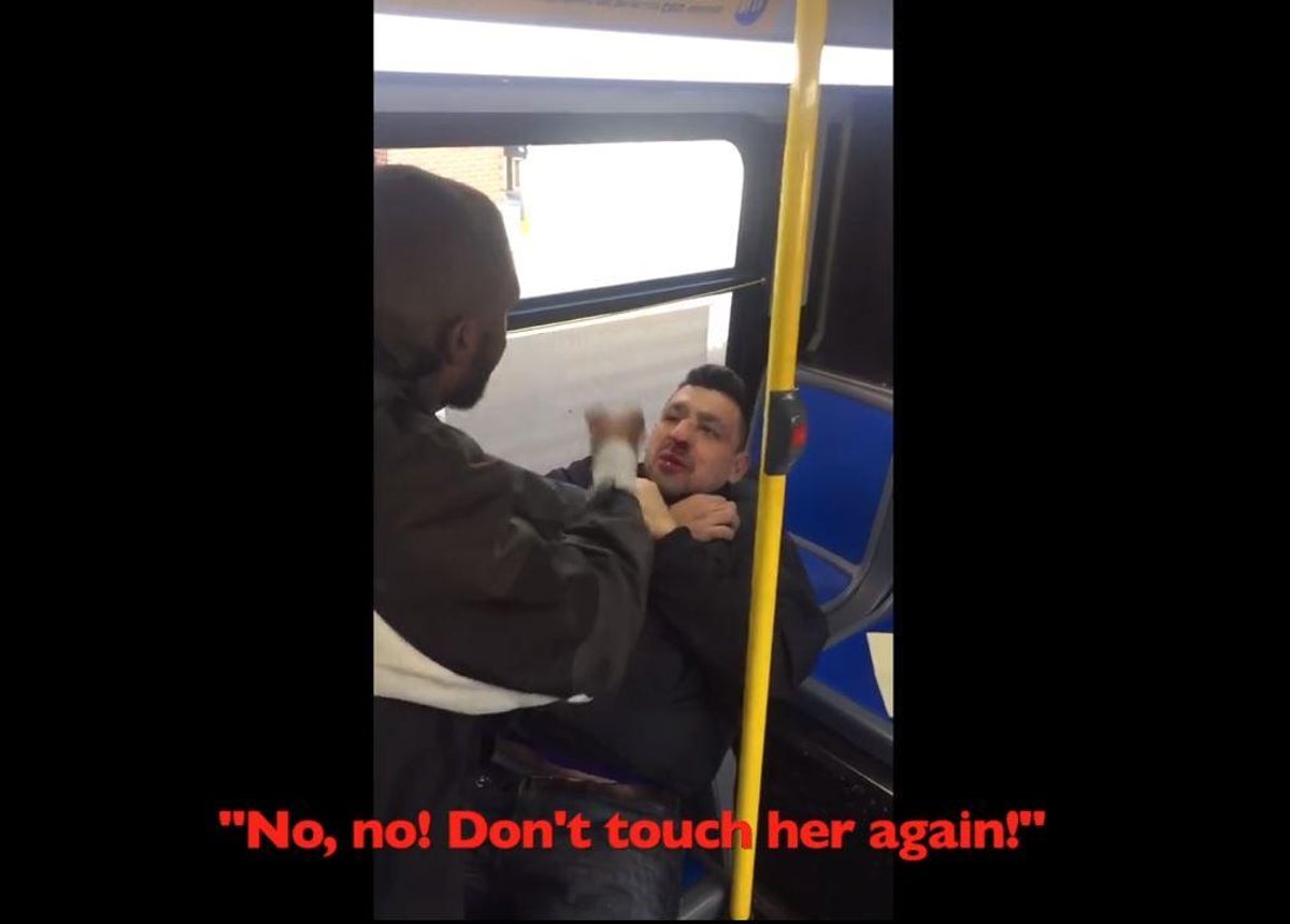 1200px x 860px - Rapper's arrest caught on camera after he 'stopped a sexual assault' on New  York bus | The Independent | The Independent