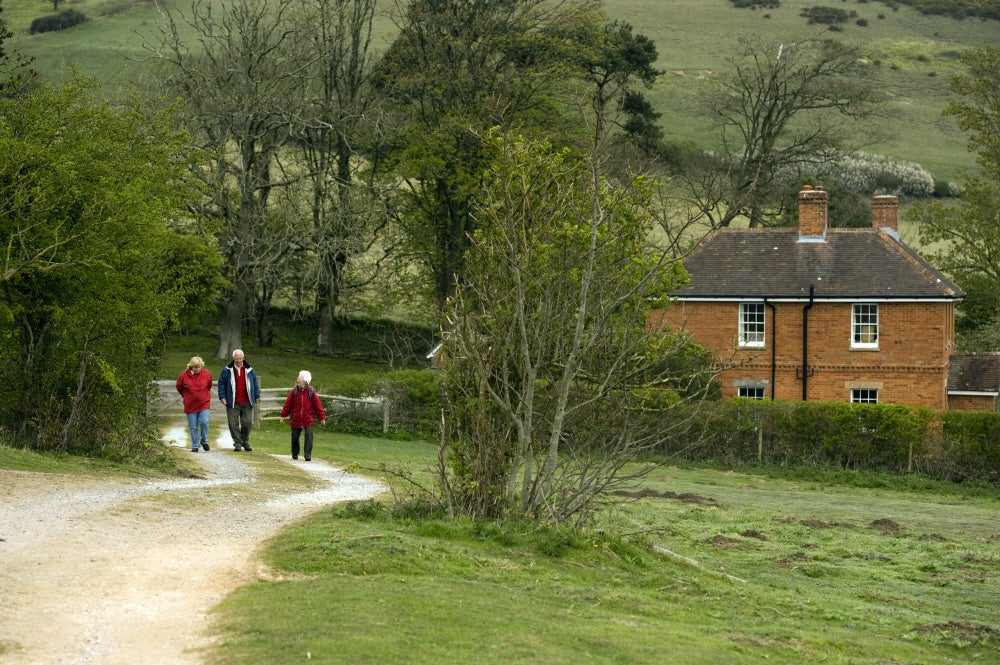 Mottistone Common is a fine chalk landscape