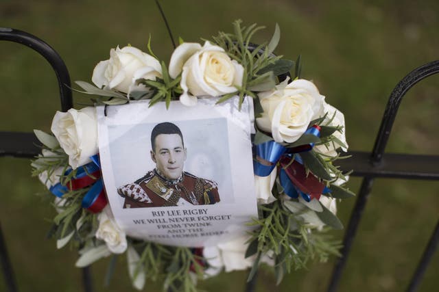 Soldier Lee Rigby was killed outside the Royal Artillery Barracks in Woolwich in May 2013