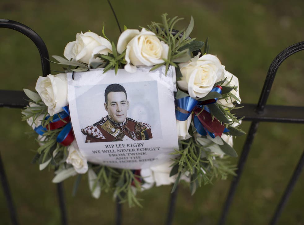 Soldier Lee Rigby was killed outside the Royal Artillery Barracks in Woolwich in May 2013
