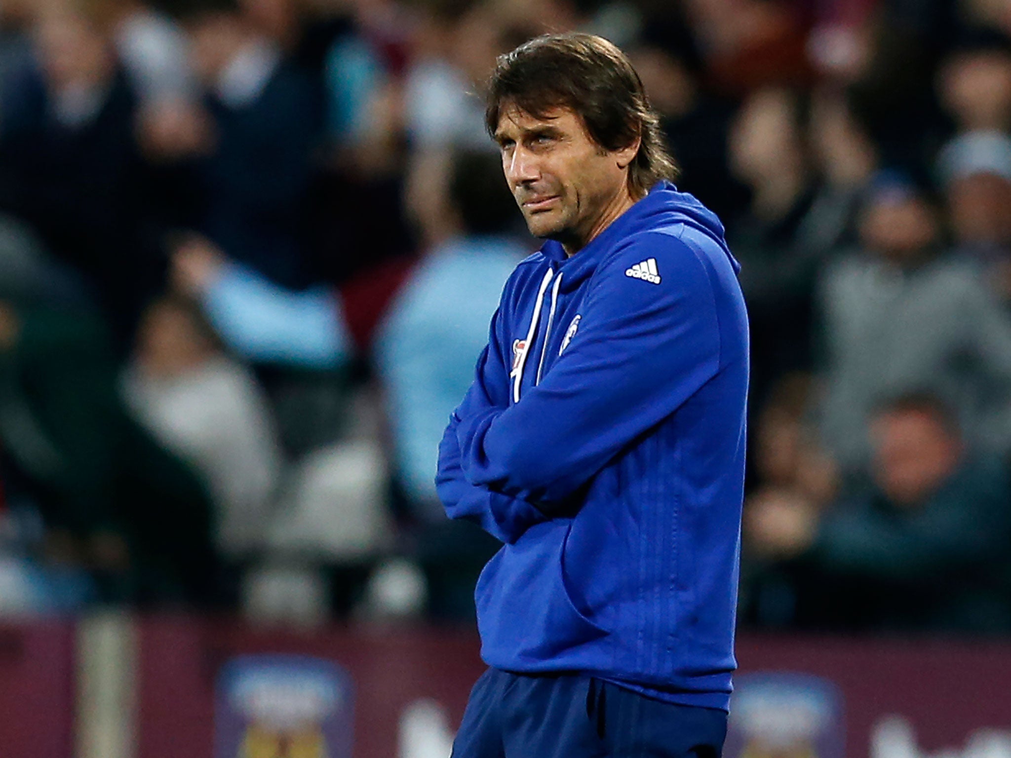 Antonio Conte does not hide his feelings on the sidelines