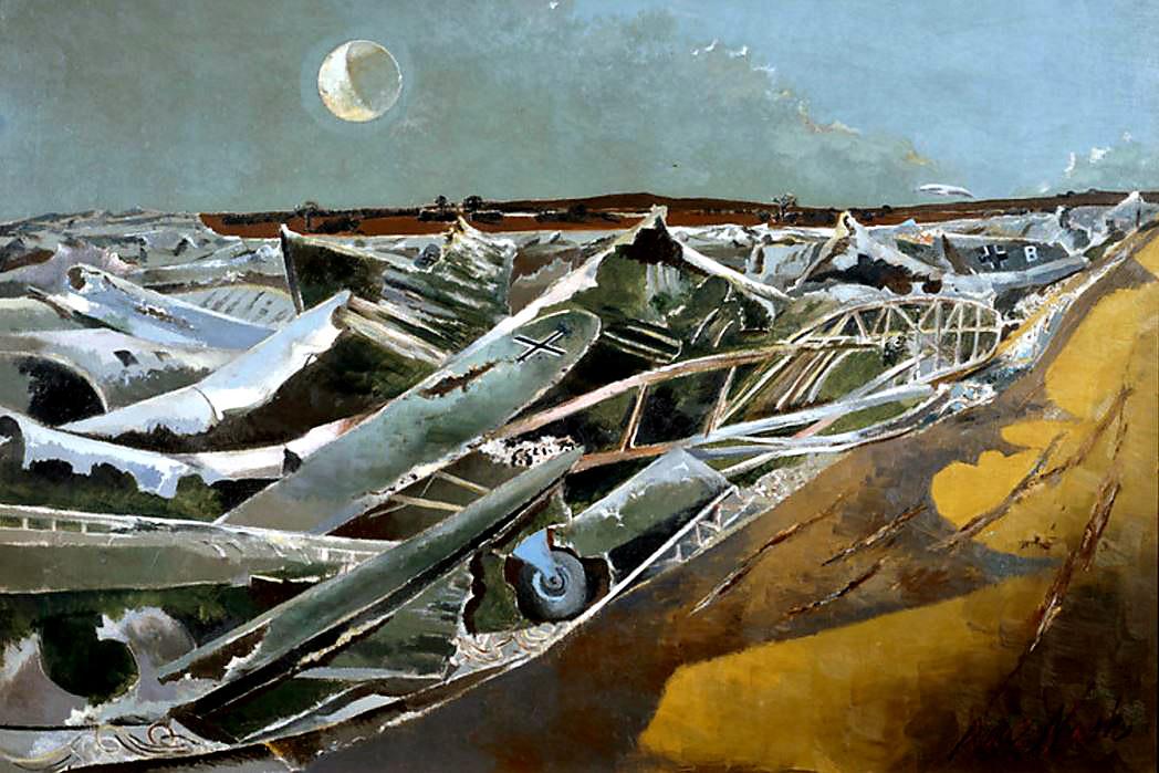 Paul Nash, ‘Totes Meer’ (Dead Sea), 1940-41, Tate. Presented by the War Artists Advisory Committee, 1946